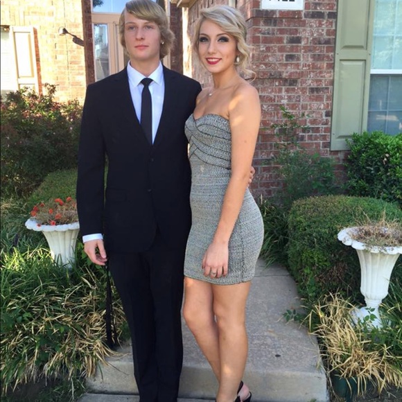 Strapless mini dress - Picture 3 of 4